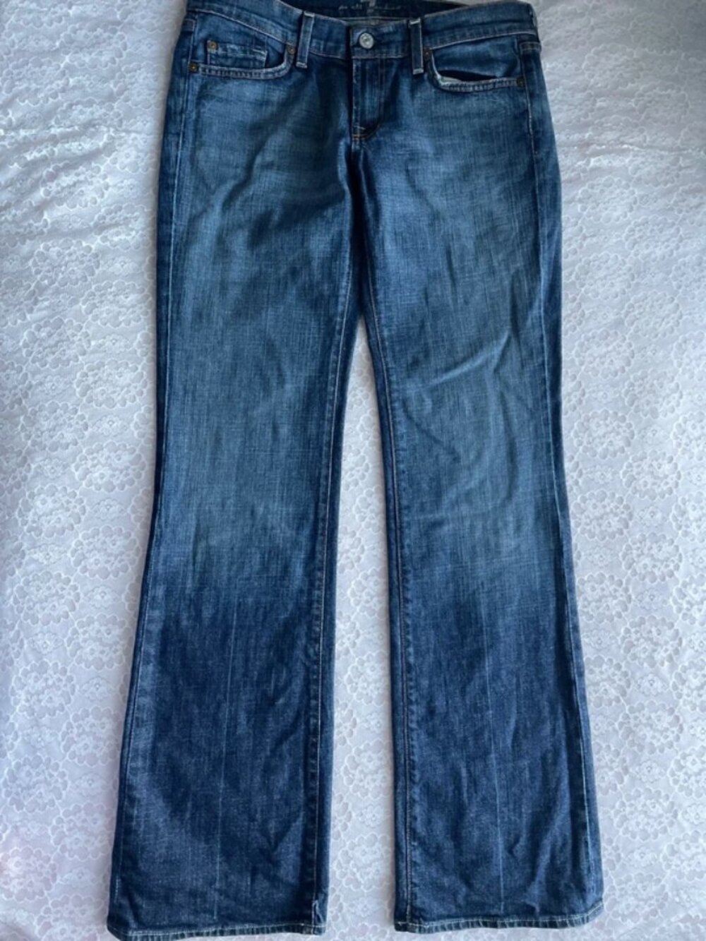 7 for all mankind jeans low rise jeans